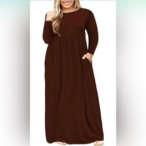 NEW Plus Size Long Sleeve Dress 4XL